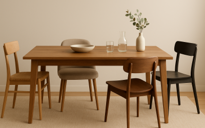 Quel chaise avec table en bois : le guide complet