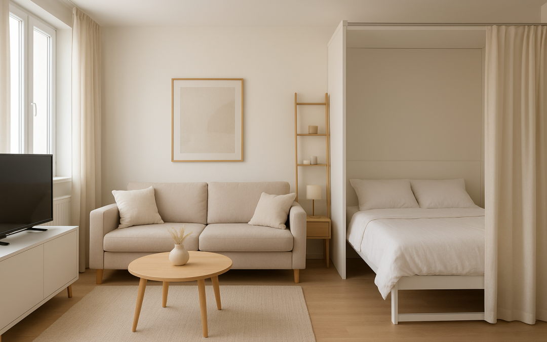 comment cacher un lit dans un salon